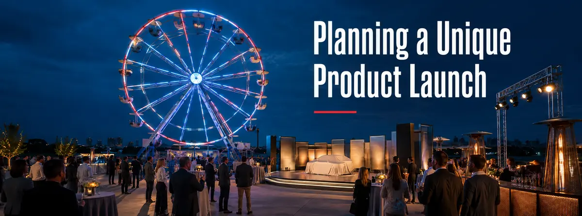 Ferris wheel for a product launch