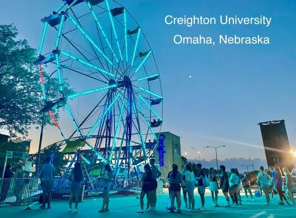 60ft LED Ferris Wheel Creighton University