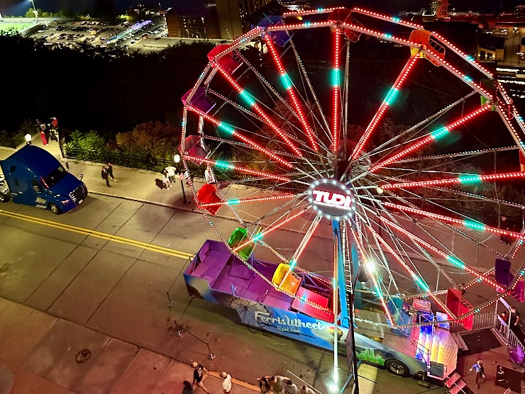 Community street event in Pittsburgh Pa