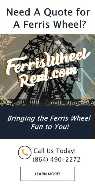LED Ferris wheel available for event rentals